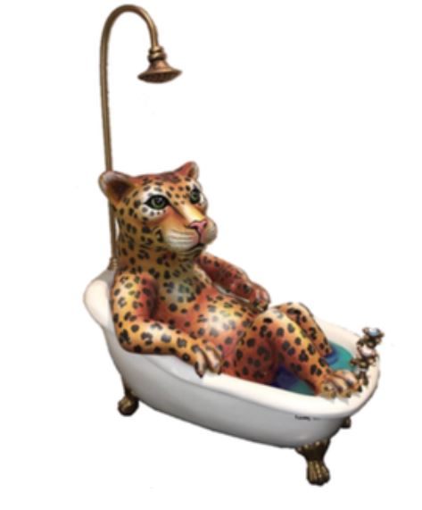 Carlos and Albert Jaguar in Bathtub